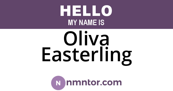 Oliva Easterling