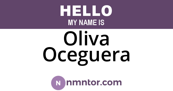 Oliva Oceguera