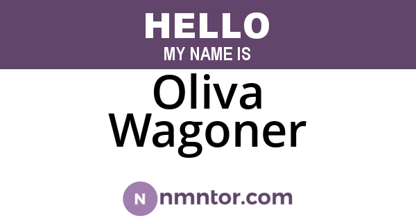 Oliva Wagoner