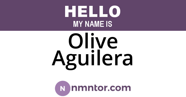Olive Aguilera
