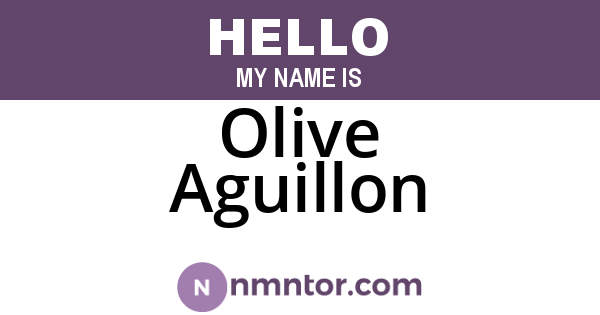 Olive Aguillon