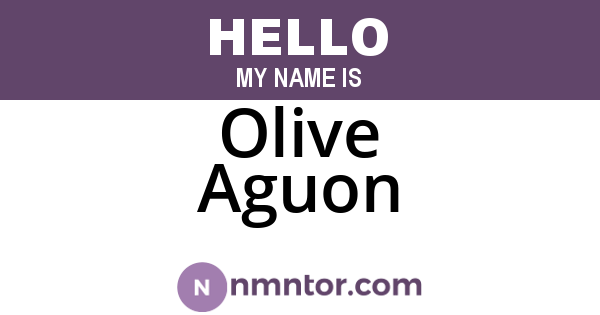 Olive Aguon
