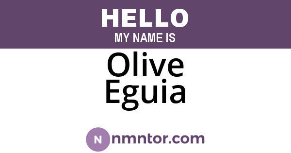 Olive Eguia