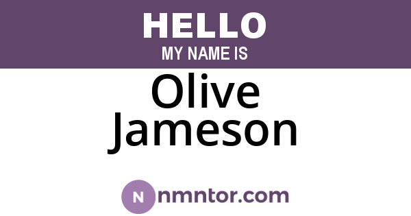 Olive Jameson
