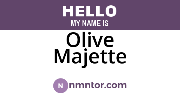 Olive Majette