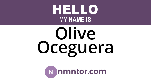 Olive Oceguera