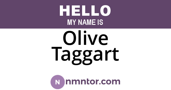 Olive Taggart