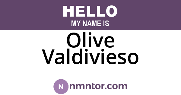 Olive Valdivieso