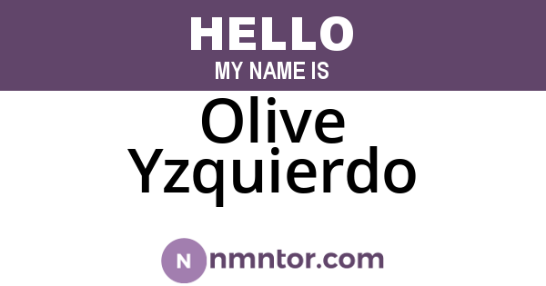 Olive Yzquierdo