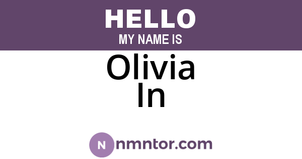 Olivia In