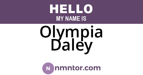 Olympia Daley