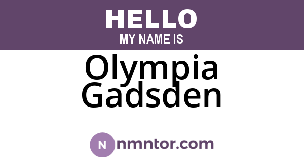 Olympia Gadsden