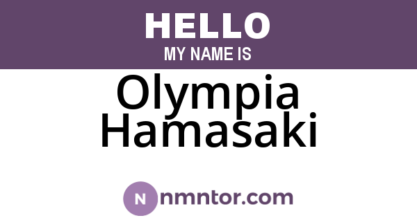 Olympia Hamasaki