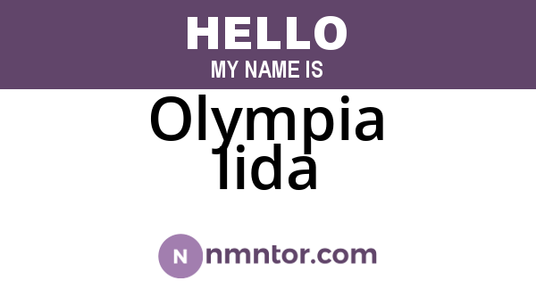Olympia Iida