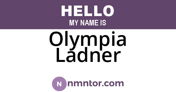Olympia Ladner