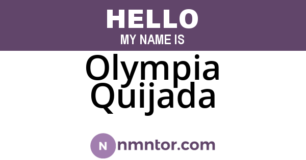 Olympia Quijada