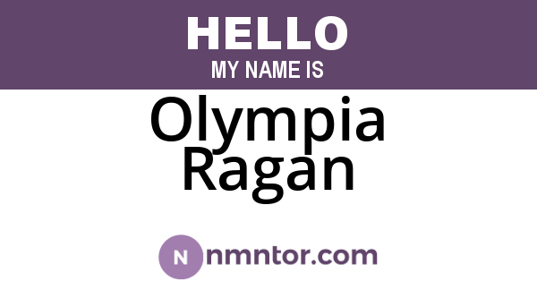 Olympia Ragan