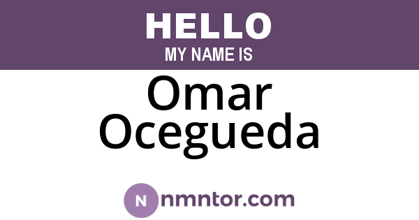 Omar Ocegueda