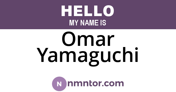 Omar Yamaguchi