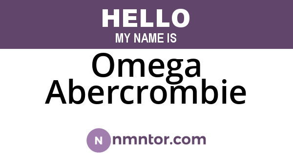 Omega Abercrombie