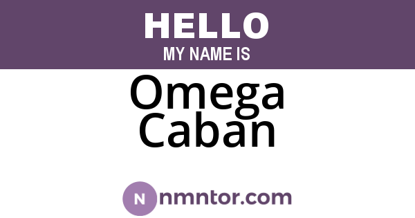 Omega Caban