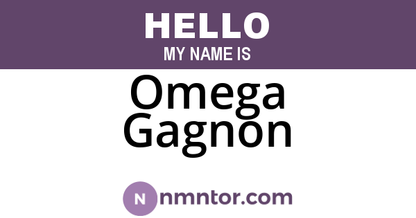 Omega Gagnon