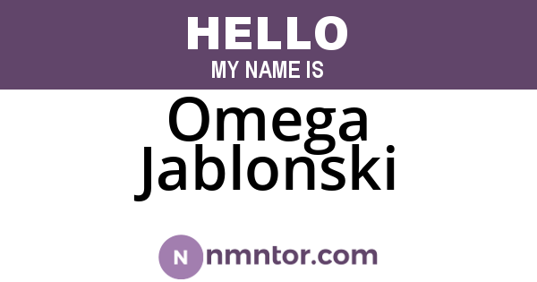 Omega Jablonski
