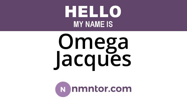 Omega Jacques