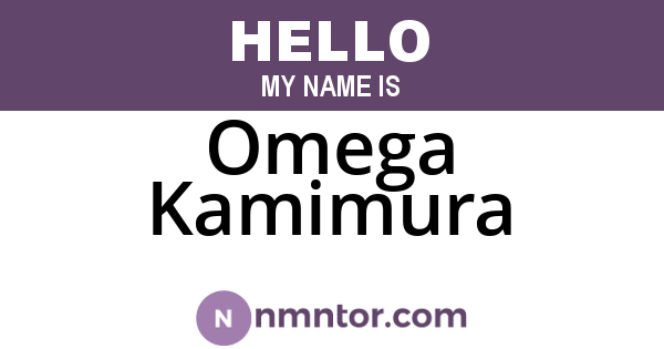 Omega Kamimura