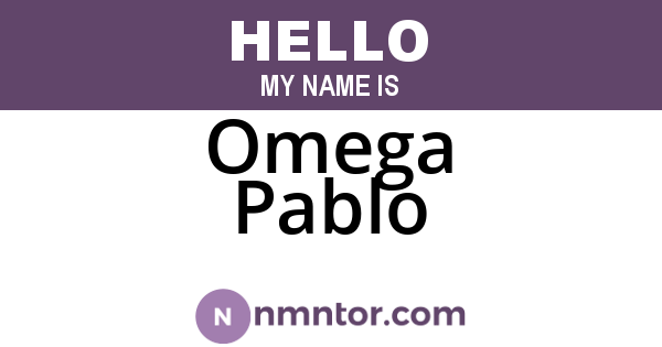 Omega Pablo