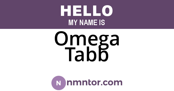 Omega Tabb
