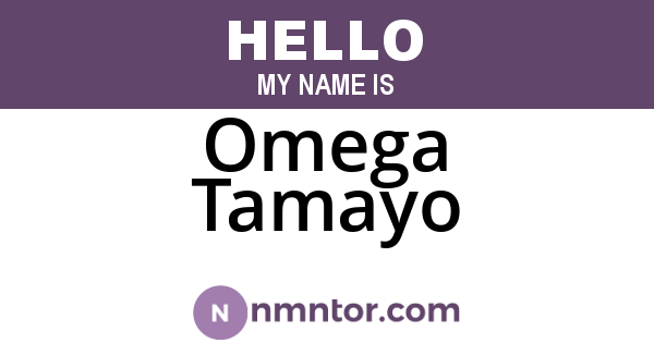 Omega Tamayo