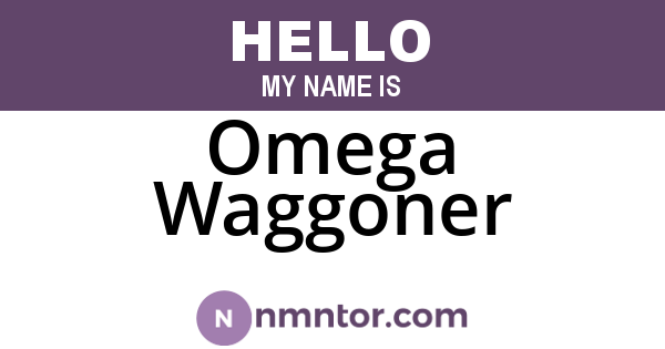 Omega Waggoner