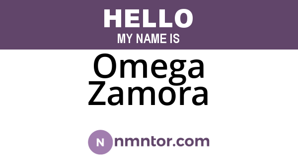 Omega Zamora