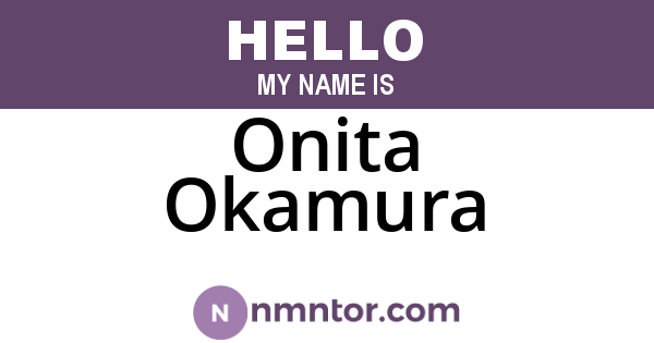 Onita Okamura