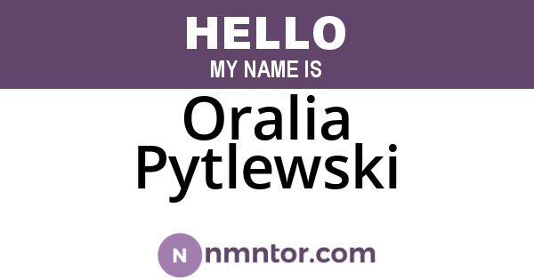 Oralia Pytlewski