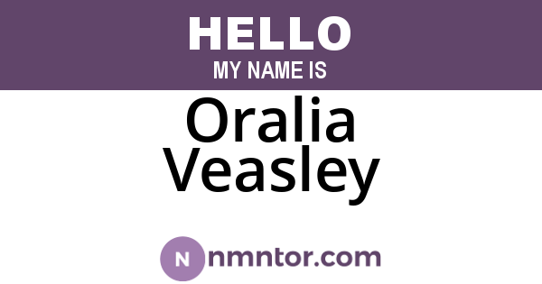 Oralia Veasley