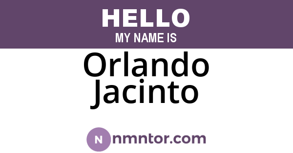 Orlando Jacinto