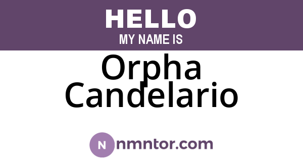 Orpha Candelario