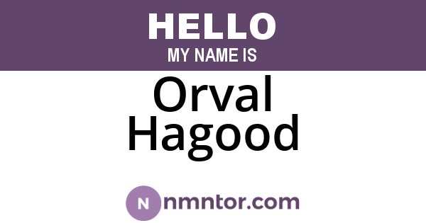 Orval Hagood