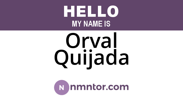 Orval Quijada
