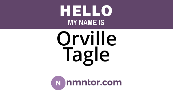 Orville Tagle