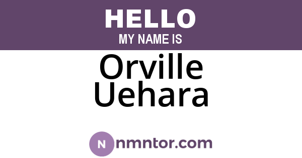 Orville Uehara