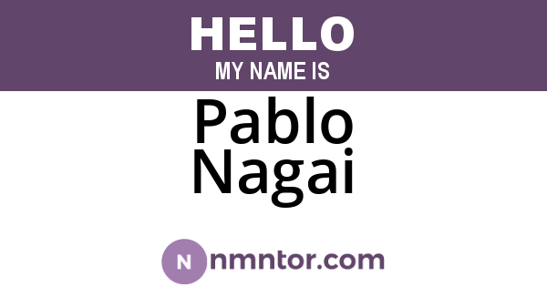 Pablo Nagai