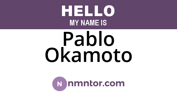 Pablo Okamoto
