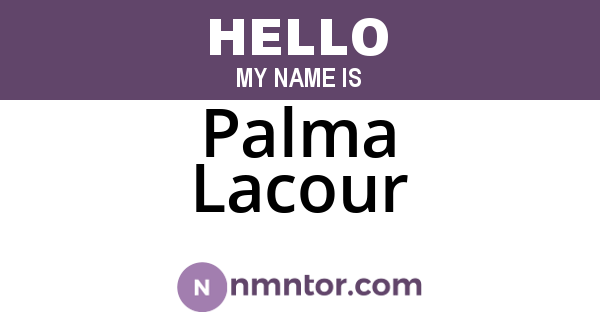 Palma Lacour