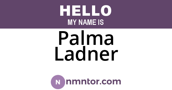 Palma Ladner