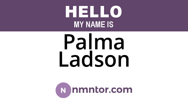 Palma Ladson