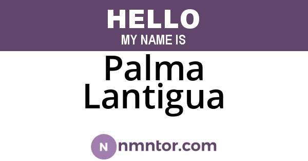 Palma Lantigua