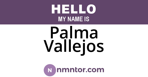 Palma Vallejos